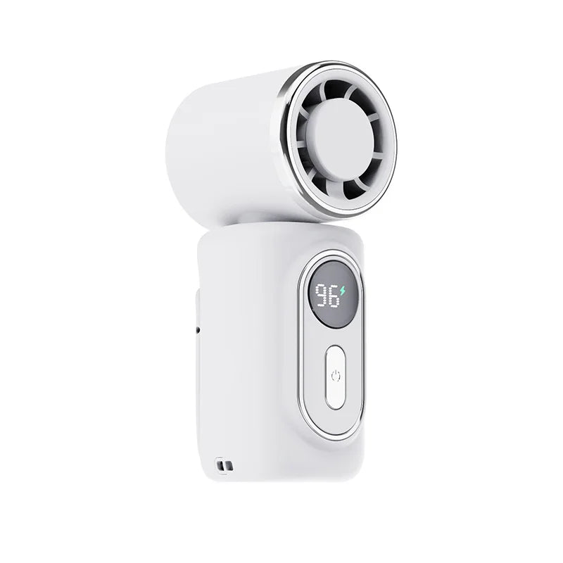 2026 New Style Mini Portable High-Speed Handheld Fan with Stepless Speed Regulation, 100 Levels, Powerful Outdoor Small Fan