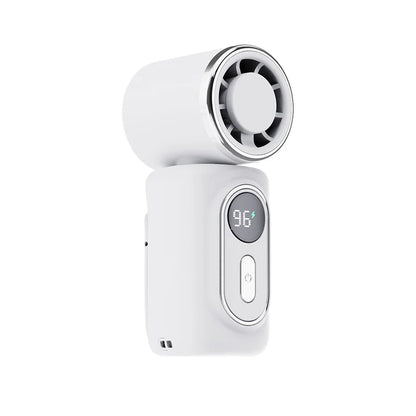 2026 New Style Mini Portable High-Speed Handheld Fan with Stepless Speed Regulation, 100 Levels, Powerful Outdoor Small Fan
