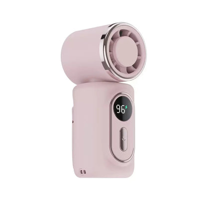 2026 New Style Mini Portable High-Speed Handheld Fan with Stepless Speed Regulation, 100 Levels, Powerful Outdoor Small Fan